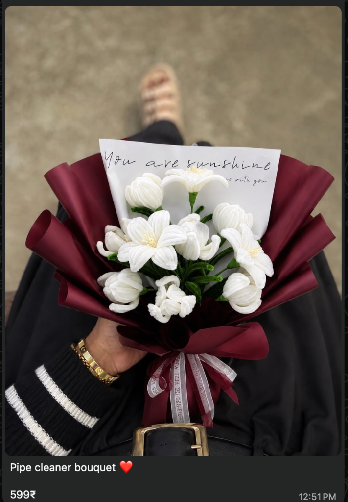 Pipe Cleaner Flower Bouquet