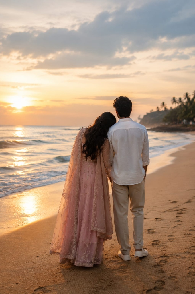 Beach Sunset Pre-Wedding Video Shoot